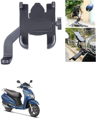 AUTODAZZ Handle Fitting Aluminium Mobile Holder C 2 Bike Mobile Holder(Black)