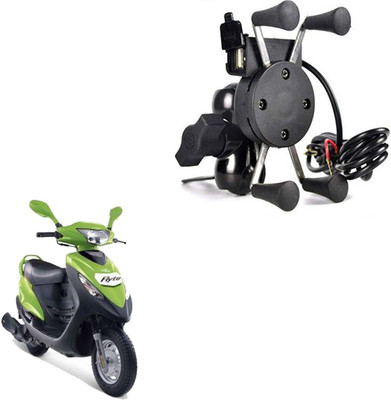 rajcell SPIDER DESIGN X GRIP MOBILE HOLDER-174 Bike Mobile Holder(Black)