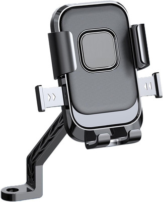 SKYCELL Mobile Holder for Scooty, Scooter & Activa - Universal Bike Mobile Stand Holder Bike Mobile Holder(Black)