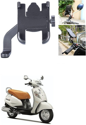 Naveneha Metal C2 Wirless GPS Bike Mobile Holder(Black)