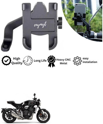 GAURIENTERPRIES C2 METAL WIthout USB Port Bike Mobile Holder(Black)
