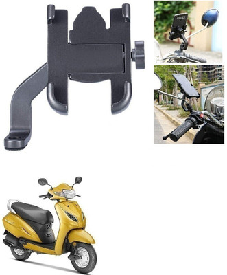 AUTODAZZ C 2 rotation Navigation Metal Bike Mobile Holder(Black)