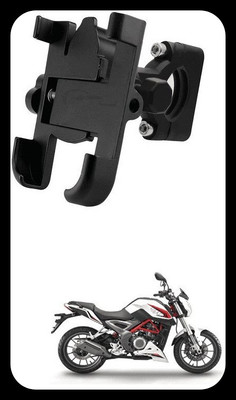 GAURIENTERPRIES Universal 360 Degree Rotating Bike Mount Holder 77 Bike Mobile Holder(Black)