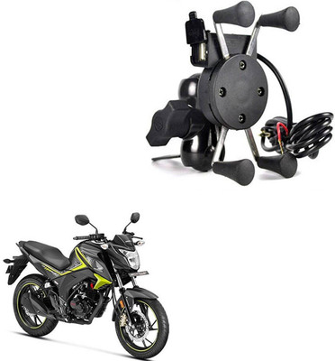 rajcell SPIDER DESIGN X GRIP MOBILE HOLDER-023 Bike Mobile Holder(Black)
