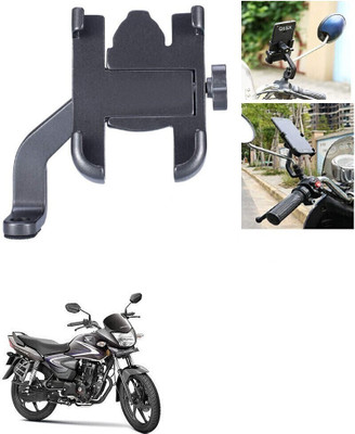 Naveeneha C 2 Without USB Port METAL Bike Mobile Holder(Black)