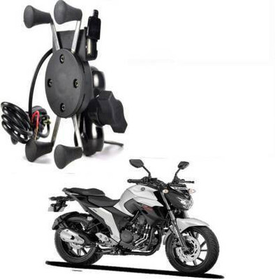 Delhismart 2Amp fast charger with Bike Mobile Holder(Black)