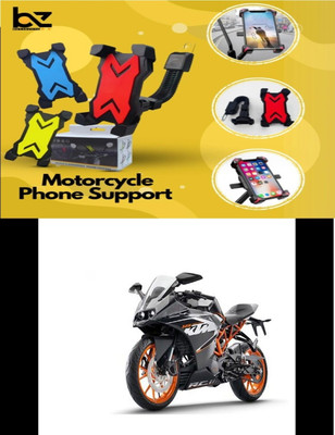 Raghunandan premium 360° Rotating Bike Mobile Holder for C1 – Universal Fit_Bike_168L Bike Mobile Holder(Black)
