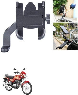 Naveneha Handle Mirror Fitting C 2 Bike Mobile Holder(Black)