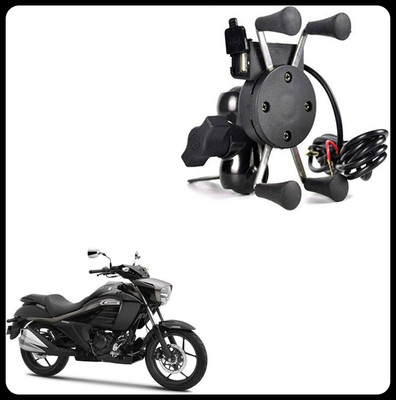 GAURIENTERPRIES SPIDER DESIGN X GRIP MOBILE HOLDER-067 Bike Mobile Holder(Black)