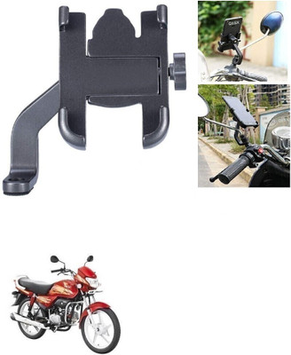 Naveneha GPS C 2 Mirror TYP Bike Mobile Holder(Black)