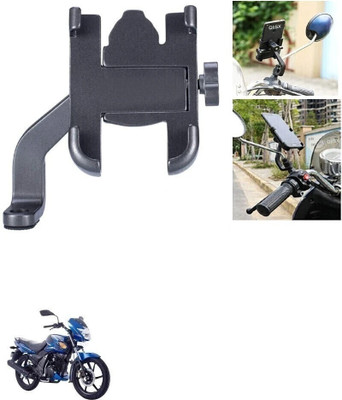 AUTODAZZ Metal Mirror Fitting C 2 Bike Mobile Holder(Black)