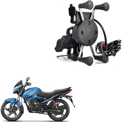rajcell SPIDER DESIGN X GRIP MOBILE HOLDER-119 Bike Mobile Holder(Black)