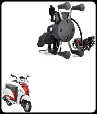 GAURIENTERPRIES DESIGN X GRIP MOBILE HOLDER-124 Bike Mobile Holder(Black)