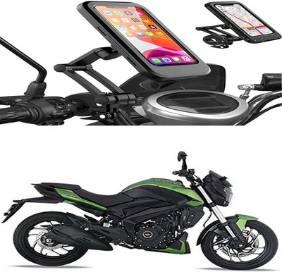 MS Wholesellar Waterproof Bike Phone Holder with 360° Rotation Bike Mobile Holder(Black)