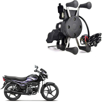 Rajcellpoint SPIDER DESIGN X GRIP MOBILE HOLDER-136 Bike Mobile Holder(Black)