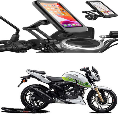 MS Wholesellar Shockproof Waterproof Bike Mobile Stand Secure Grip Anti-... Bike Mobile Holder(Black)
