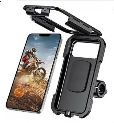 TECHGEAR 360° Maps & GPS Navigation Handlebar Scooter Cycle Bike Mobile Holder Bike Mobile Holder(Black)