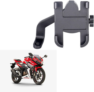 GAURIENTERPRIES Mirror Fitting C 2 Scooty Bike Mobile Holder(Black)