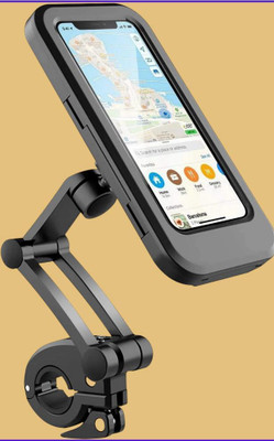 Galaxyway Bike Phone Mount Waterproof Phone Holder 360 Rotation_n15 Bike Mobile Holder(Black)