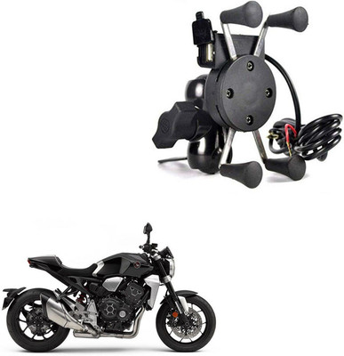 Rajcellpoint SPIDER DESIGN X GRIP MOBILE HOLDER-024 Bike Mobile Holder(Black)