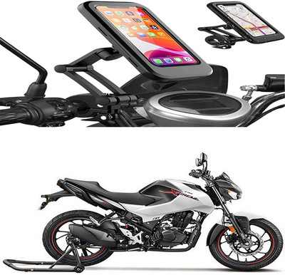 MS Wholesellar Shockproof Waterproof Bike Mobile Stand Secure Grip Anti-... Bike Mobile Holder(Black)