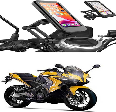 MS Wholesellar Bike GPS Mobile Holder Waterproof for Riding and Navigation Bike Mobile Holder(Black)