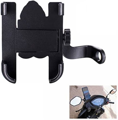 QAZ Mobile Holder for Bikes for Maps and GPS Navigation,one Click Locking Gripping Bike Mobile Holder(Black)