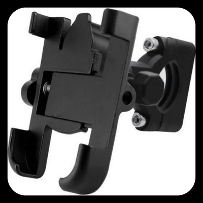 GAURIENTERPRIES Bike Mount Holder 360 Degree Rotatable Metal Body Universal Bike Mobile Holder(Black)