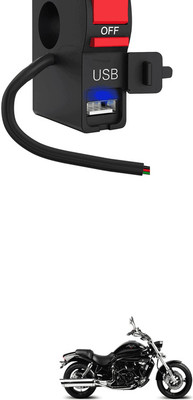 LOVMOTO Universal LED Fog Lights Switch with USB Charging 16 1 A Bike Mobile Charger