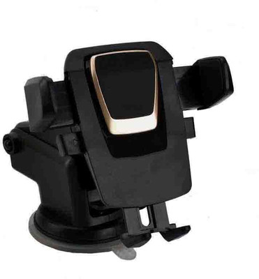 ROY Easy One Touch Car Mount Mobile Holder (Black) Bike Mobile Holder(Black)