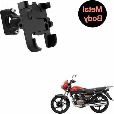 GOSHIV 360 Degree Metal Body Universal Mobile Holder Bike Mobile Holder(Black)