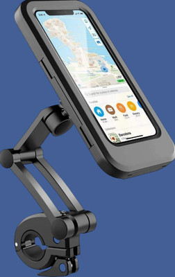 Galaxyway Bike Phone Mount Waterproof Phone Holder 360 Rotation_n17 Bike Mobile Holder(Black)