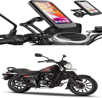 MS Wholesellar Bike Mobile Holder Waterproof Universal Fit for All Phones Bike Mobile Holder(Black)