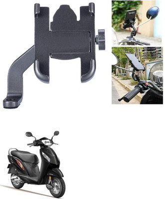 Naveeneha Metal Without Charger C 2 Bike Mobile Holder(Black)