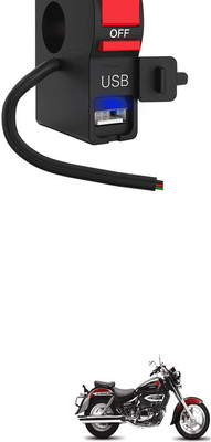 LOVMOTO Universal LED Fog Lights Switch with USB Charging 15 1 A Bike Mobile Charger