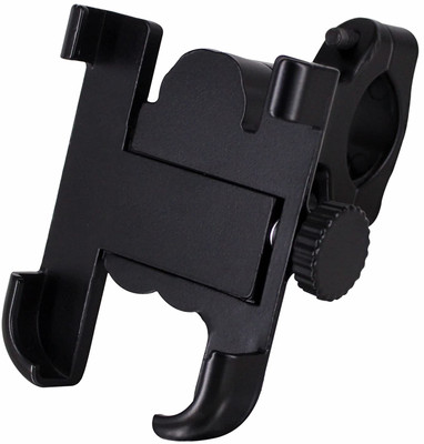 Point Zero Metal Body 360 Degree Wterproof Mobile Mount Bike Mobile Holder(Black)