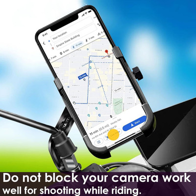 GAURIENTERPRIES C 2 Without Charger Metal Bike Mobile Holder(Multicolor)