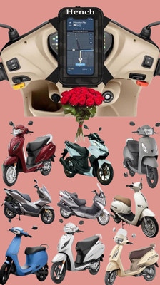 Ultra Wise Moterbike Waterproof Zip Pouch Mobile Holder-101 Bike Mobile Holder(Black)