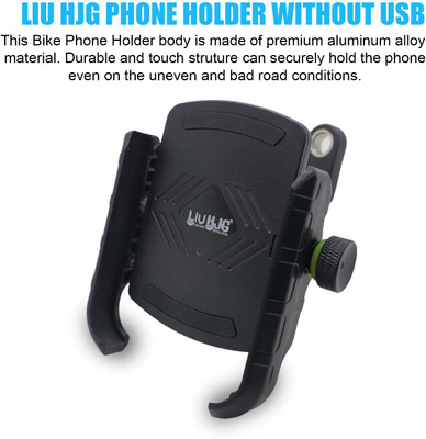 LIU HJG Mobile Holder Bike Mobile Holder(Black)