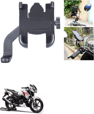 GAURIENTERPRIES C 2 Metal Mirror Fitting Bike Mobile Holder(Black)