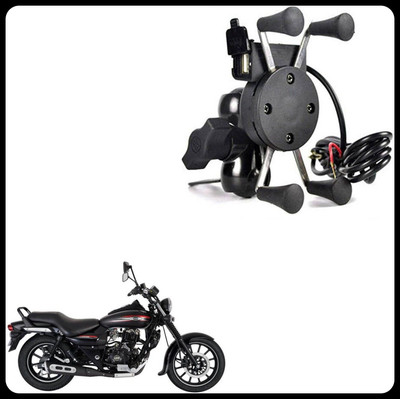 GAURIENTERPRIES SPIDER DESIGN X GRIP MOBILE HOLDER-006 Bike Mobile Holder(Black)