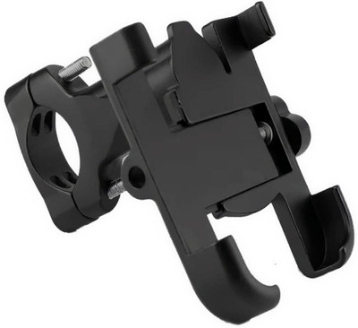 infuze Mobile phone Holder V4 latest Bike Mobile Holder(Black)
