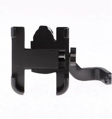 Naveeneha Metal Handle fitting C 2 Bike Mobile Holder(Black)