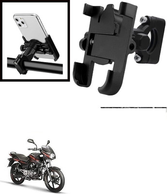 Hench 360 Degree Rotating Mirror Universal Bike Mount Holder Version 2 Metal Body Bike Mobile Holder(Black)