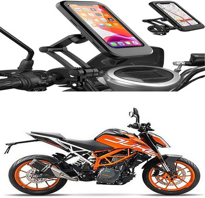 MS Wholesellar Bike GPS Mobile Holder Waterproof for Riding and Navigation Bike Mobile Holder(Black)