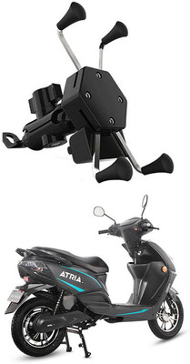 RKPSP Premium Bike Mobile X-Grip Holder With Charger For Hero-Electric-Atria Bike Mobile Holder(Black)