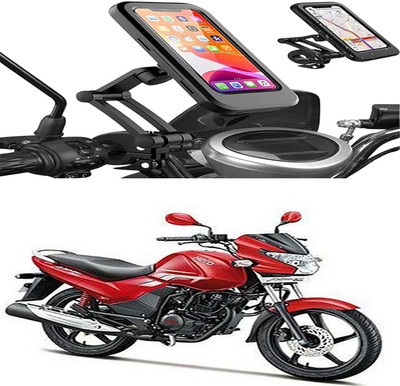 MS Wholesellar Handlebar Mobile Holder Waterproof Easy Installation Moun... Bike Mobile Holder(Black)