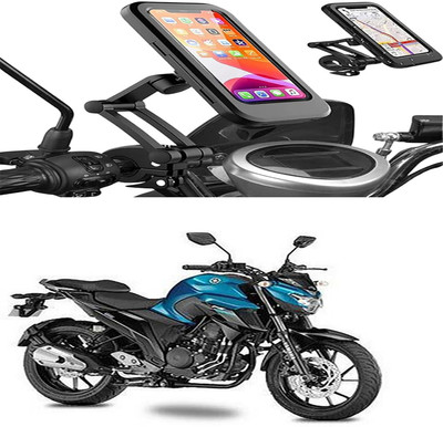 MS Wholesellar Waterproof Handlebar Phone Mount with Touchscreen Compati... Bike Mobile Holder(Black)