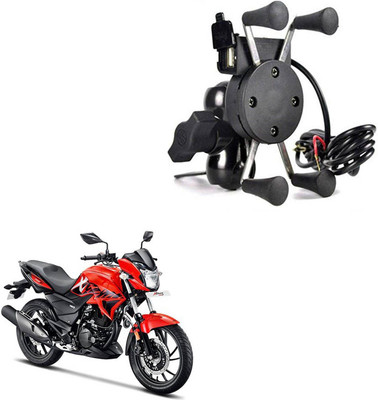 Rajcellpoint SPIDER DESIGN X GRIP MOBILE HOLDER-020 Bike Mobile Holder(Black)