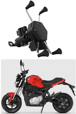 AYW Bike Mobile X-Grip Holder With Charger For Joy-E-Bike-Monster Bike Mobile Holder(Black)